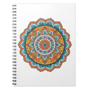 Carnet mandala de diverses couleurs
