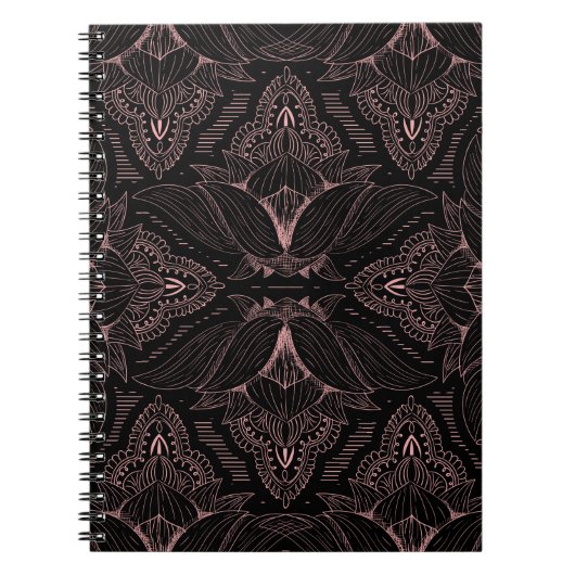 Carnet Mandala de fleurs 2 (Devant)