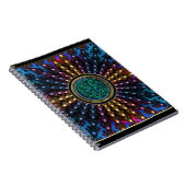 Carnet Mandala de fractale de rayon de soleil avec le (Côté Droit)