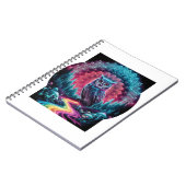 Carnet Mandala de hibou psychédélique - Art de forêt trip (Côté gauche)