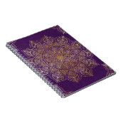 Carnet Mandala d'or (Côté Droit)