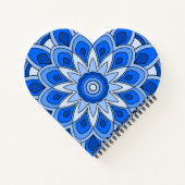 Carnet Mandala en bleu (Dos)
