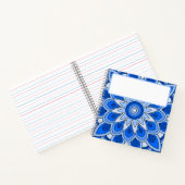Carnet Mandala en bleu (Intérieur)