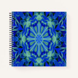 Carnet Mandala en bleu...