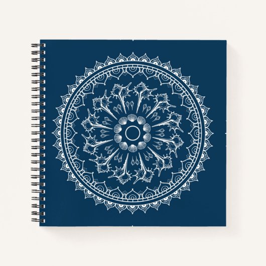 Carnet Mandala En Coquillages (Devant)