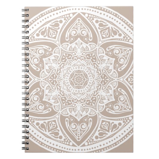 Carnet Mandala en laine (Devant)