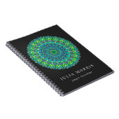 Carnet Mandala fleuri floral (Côté Droit)