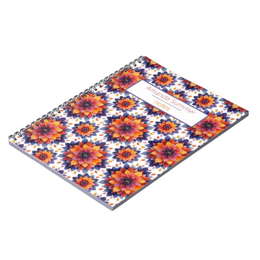 Carnet Mandala-Fleurs (Côté gauche)