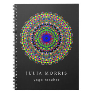 Carnet Mandala floral heureux