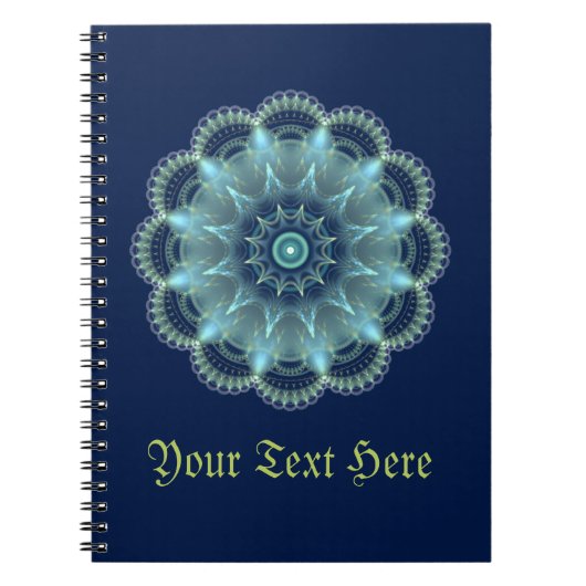 Carnet Mandala fractal (Devant)