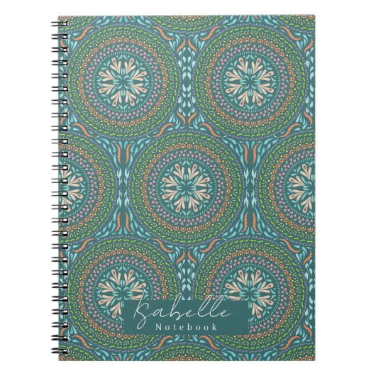 Carnet Mandala Green (Devant)