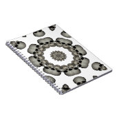 Carnet Mandala humain déplaisant de crâne (Côté Droit)