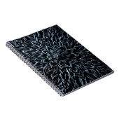 Carnet Mandala métallique foncé (Côté Droit)