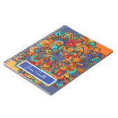 Carnet Mandala motif nom marocain coloré (Côté gauche)
