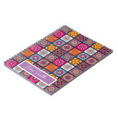 Carnet Mandala motif nom marocain coloré (Côté gauche)