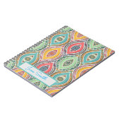 Carnet Mandala motif nom marocain coloré (Côté gauche)