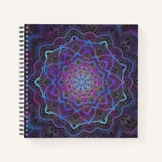 Carnet Mandala Mystic Bloom (Devant)