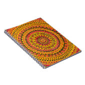 Carnet Mandala Original Art couleur orange (Côté Droit)
