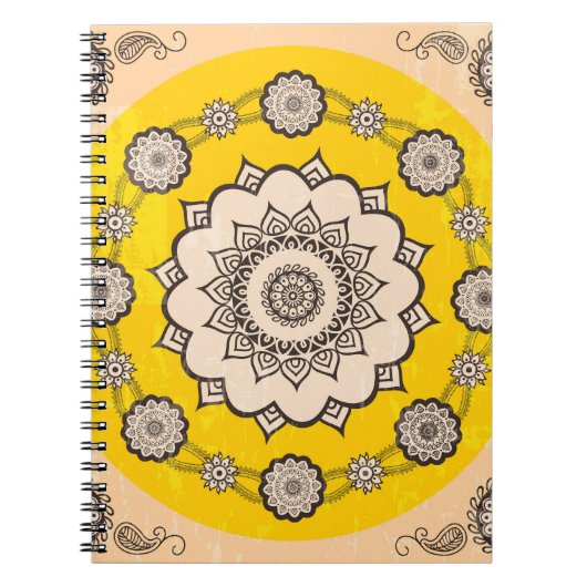 Carnet Mandala Ornamental : Style Ethnique Design. (Devant)