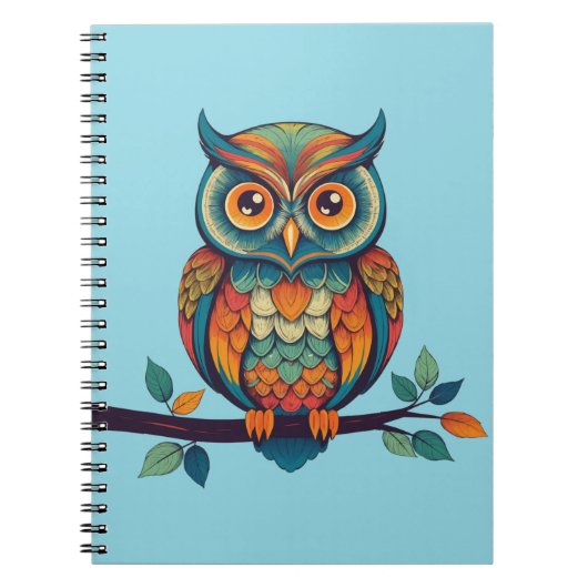 Carnet Mandala Owl (Devant)