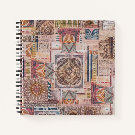 Carnet Mandala Patchwork (Devant)