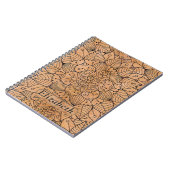 Carnet Mandala personnalisé en bois sculpté (Côté gauche)