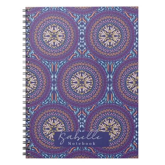 Carnet Mandala Purple (Devant)