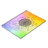 Carnet Mandala Soleil (Côté gauche)