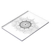 Carnet Mandala Soleil 1 (Côté gauche)