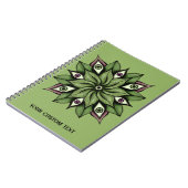 Carnet Mandala - Trippy Floral Patal (Côté gauche)