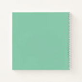 Carnet Mandala "Vert mer foncée" (Dos)