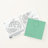 Carnet Mandala "Vert mer foncée" (Intérieur)