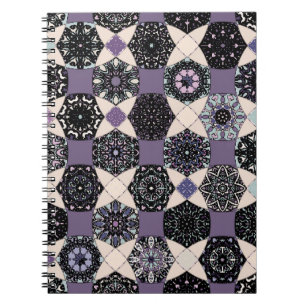 Carnet Mandala vintage Floral : Coloré sans joint