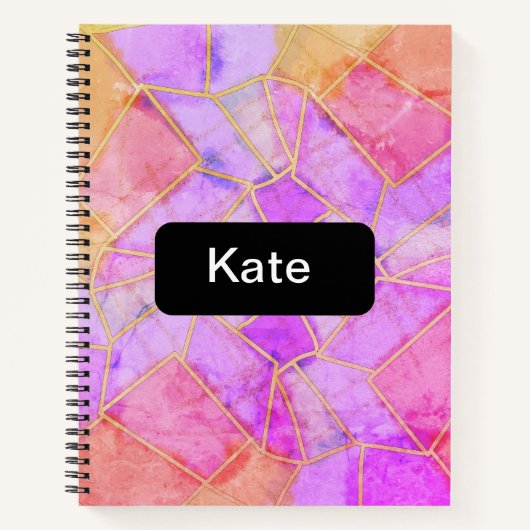 Carnet Mandala warm Chalk Sketch (Devant)