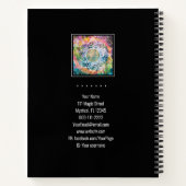 Carnet Mandala Zen Reiki Yoga Massage spirituel sacré (Dos)