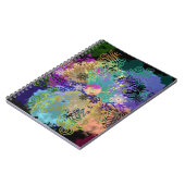 Carnet Mandalas dentelles géométriques multicolores (Côté gauche)