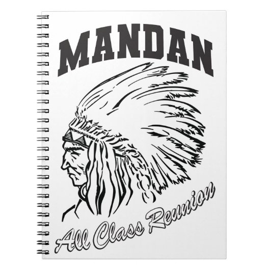 Carnet Mandan Braves All Class Reunion Notebook (Devant)