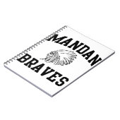Carnet Mandan Braves Notebook (Côté gauche)