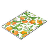 Carnet Mandarin : Motif coloré tropical (Côté gauche)