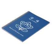 Carnet Mandarin orange ombragé (Côté gauche)
