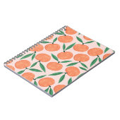 Carnet Mandarins vintages : répétition de la texture des (Côté gauche)