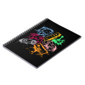 Carnet Manettes de console de jeux vidéo rétro 80's 90's (Côté gauche)