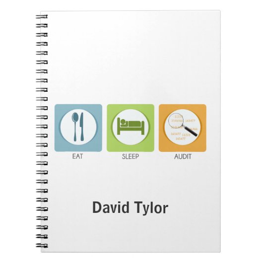 Carnet Manger Dormir Auditer ! (Devant)