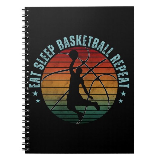 CARNET MANGER DORMIR BASKETBALL RÉPÉTER (Devant)