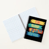 Carnet Manger Dormir Étudier Répéter (Intérieur)