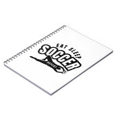 Carnet manger dormir football répéter (Côté gauche)