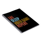 CARNET MANGER DORMIR JEUX VIDÉO RÉPÉTER (Côté Droit)