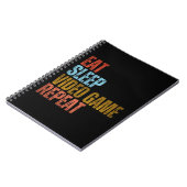 CARNET MANGER DORMIR JEUX VIDÉO RÉPÉTER (Côté gauche)