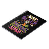 Carnet Manger Dormir Pickleball Répéter Pickleball (Côté gauche)