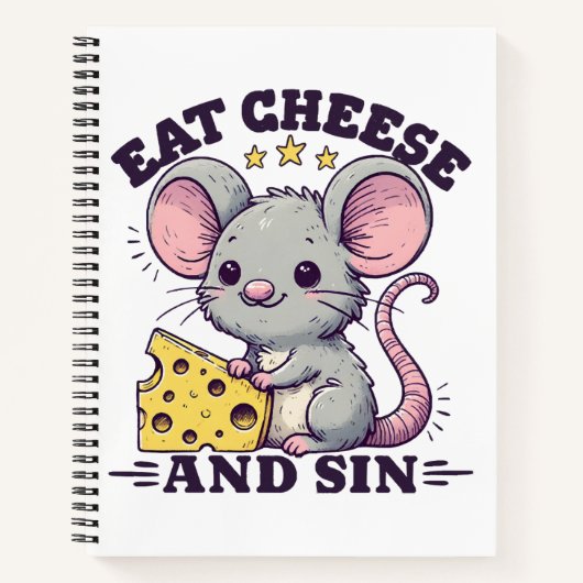 Carnet Manger du fromage et pécher (Devant)